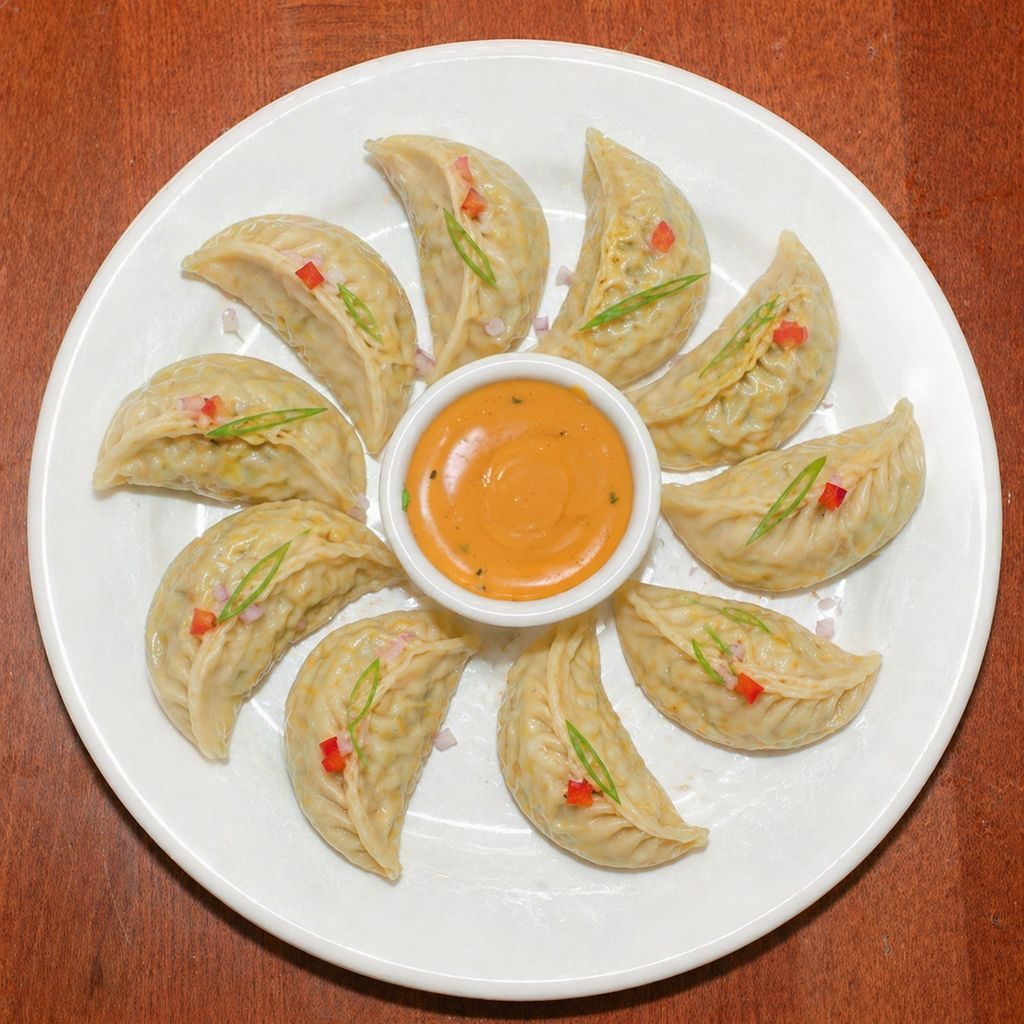 Chicken (Steamed) Momos.