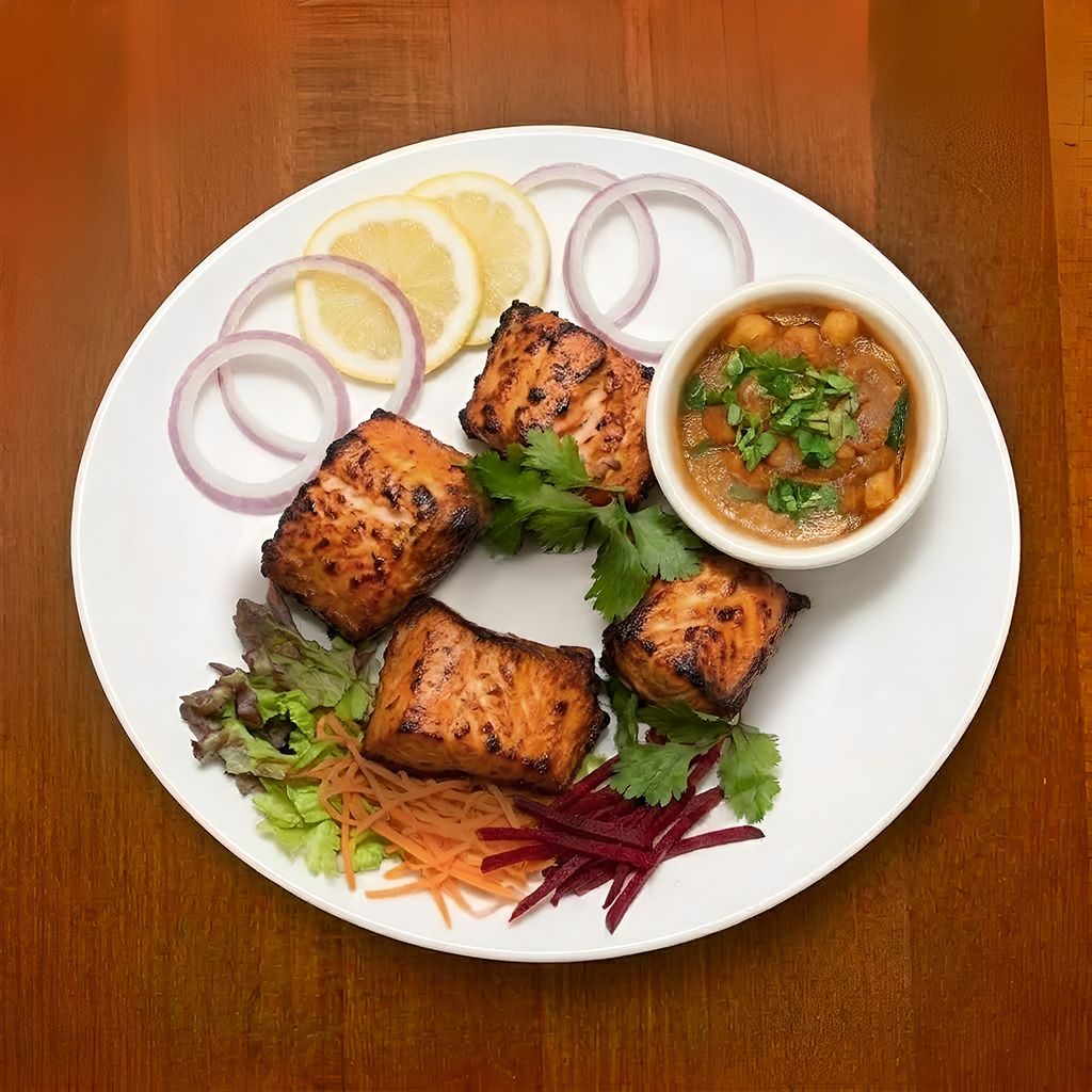 Tandoori Salmon.