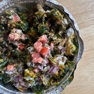 Crispy Palak Chaat